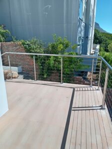 8 Bar Balustrade Top Mount JC Projects aluminum specialist